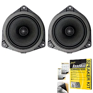 Phoenix Gold ZDST6CX 6.5” (165mm) 2-Way Coaxial Speaker Upgrade Kit For Scion With Sound Proofing Deadening Sheet