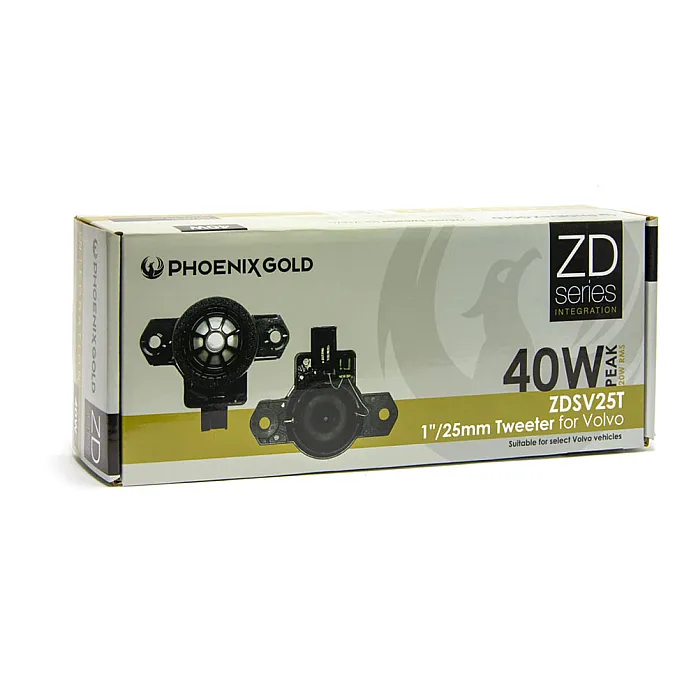 Volvo XC60 25mm 40w Tweeter Upgrade Phoenix Gold ZDSV25T
