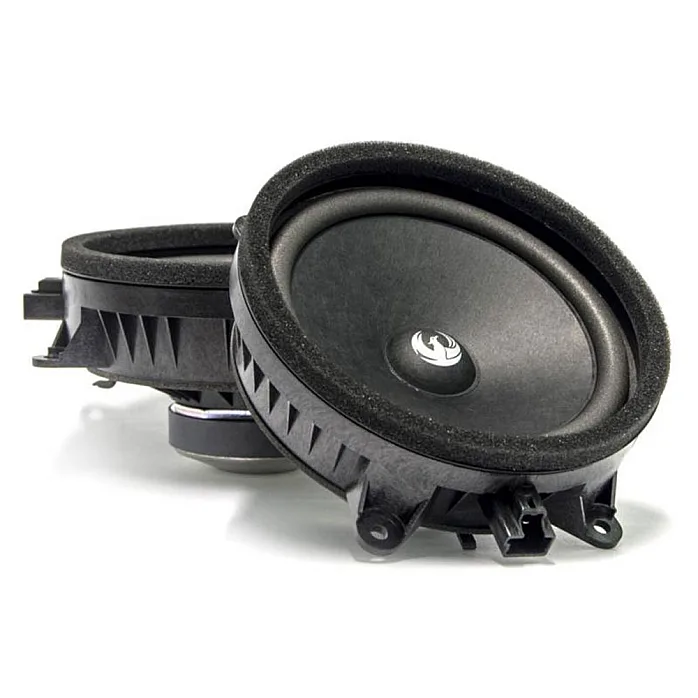 Phoenix Gold ZDSV1 6.5” 3-Way Component Car Front Door Speaker Kit For Volvo With Sound Proofing Deadening Sheet