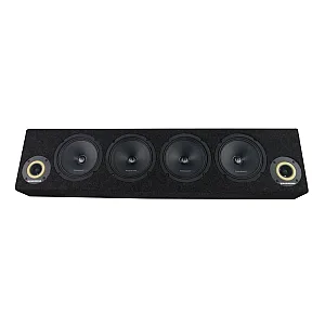 Phoenix Gold ZP65BOX 4 x 6.5" Dual Ported SPL Speaker Box 2 x 4-ohm - 850 Watts (RMS)