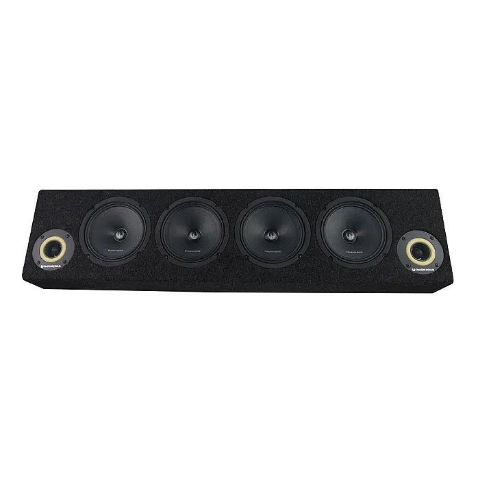 Phoenix Gold ZP65BOX 4 x 6.5" Dual Ported SPL Speaker Box 2 x 4-ohm - 850 Watts (RMS)