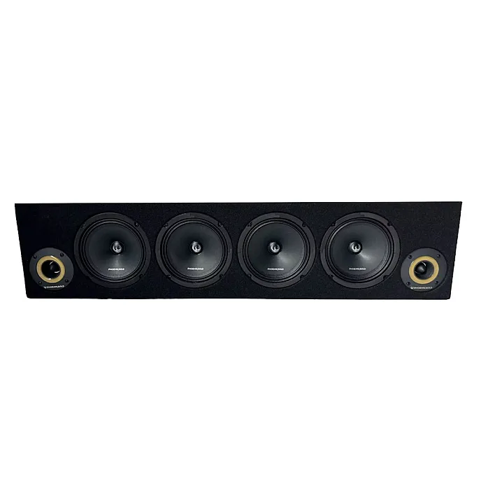 Phoenix Gold ZP65BOX 4 x 6.5" Dual Ported SPL Speaker Box 2 x 4-ohm - 850 Watts (RMS)
