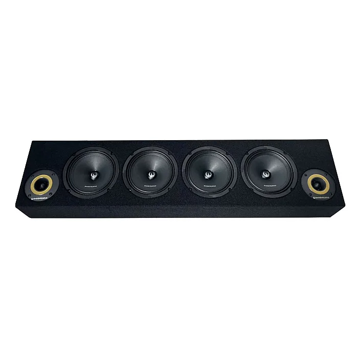 Phoenix Gold ZP65BOX 4 x 6.5" Dual Ported SPL Speaker Box 2 x 4-ohm - 850 Watts (RMS)