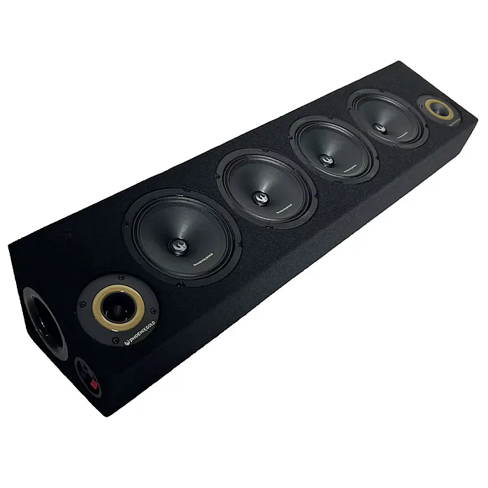 Phoenix Gold ZP65BOX 4 x 6.5" Dual Ported SPL Speaker Box 2 x 4-ohm - 850 Watts (RMS)