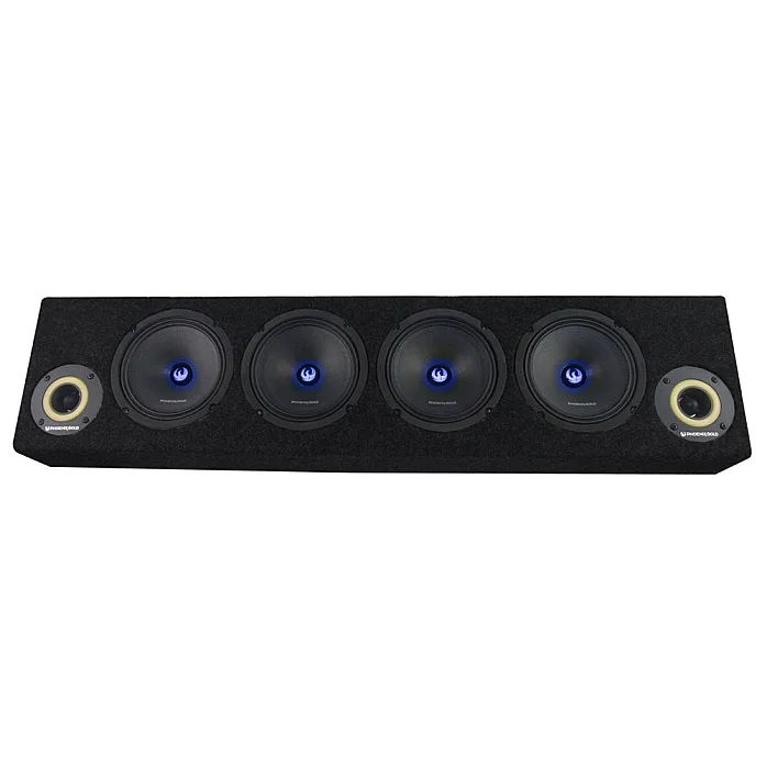 Phoenix Gold ZP65BOXRGB 4 x 6.5" Dual Ported SPL Box With RGB Lighting - 850 Watts (RMS)