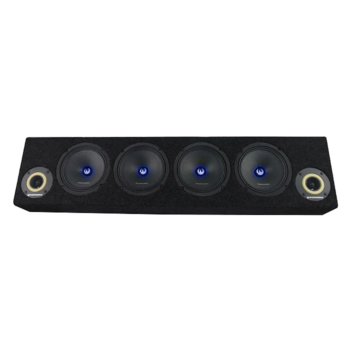 Phoenix Gold ZP65BOXRGB 4 x 6.5" Dual Ported SPL Box With RGB Lighting - 850 Watts (RMS)