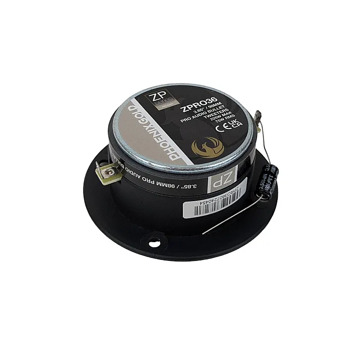 Phoenix Gold ZPRO36 3.8" Pro Audio Aluminum Diaphragm Tweeter (Pair)