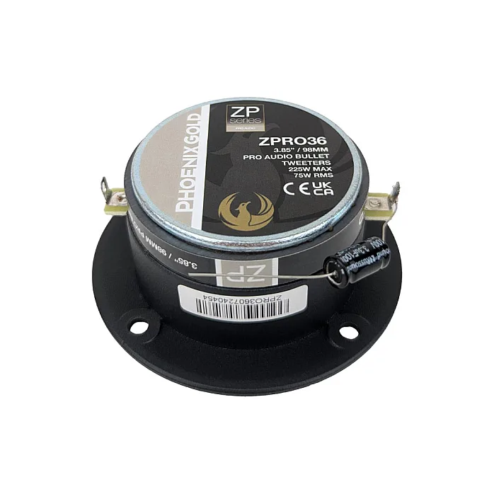 Phoenix Gold ZPRO36 3.8" Pro Audio Aluminum Diaphragm Tweeter (Pair)