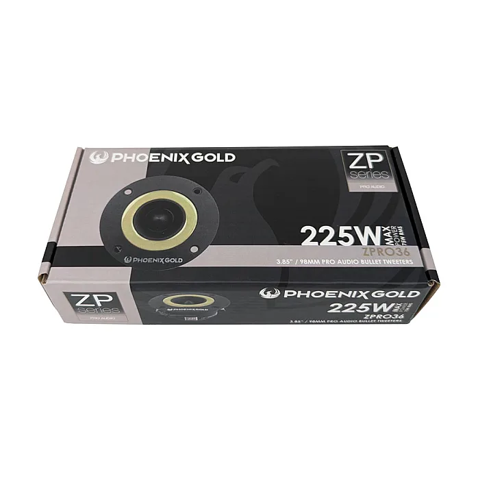 Phoenix Gold ZPRO36 3.8" Pro Audio Aluminum Diaphragm Tweeter (Pair)