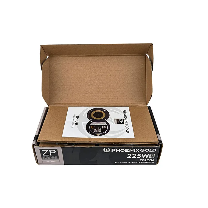 Phoenix Gold ZPRO36 3.8" Pro Audio Aluminum Diaphragm Tweeter (Pair)