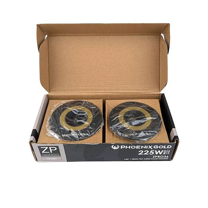 Phoenix Gold ZPRO36 3.8" Pro Audio Aluminum Diaphragm Tweeter (Pair)