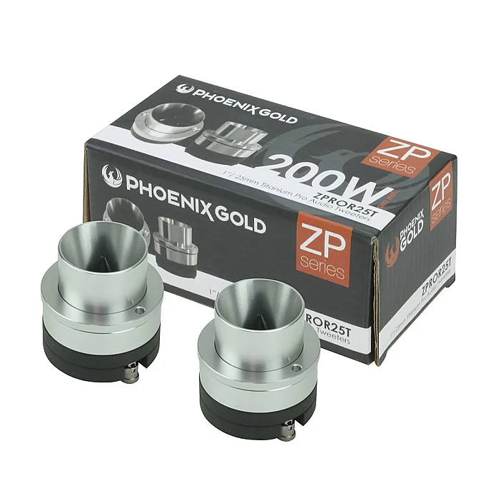 Phoenix Gold ZPROR25T ZP Series 1" (25mm) Pro Audio Soft Dome Horn Tweeter