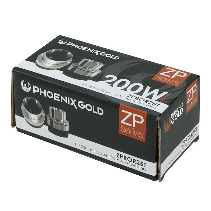 Phoenix Gold ZPROR25T ZP Series 1" (25mm) Pro Audio Soft Dome Horn Tweeter