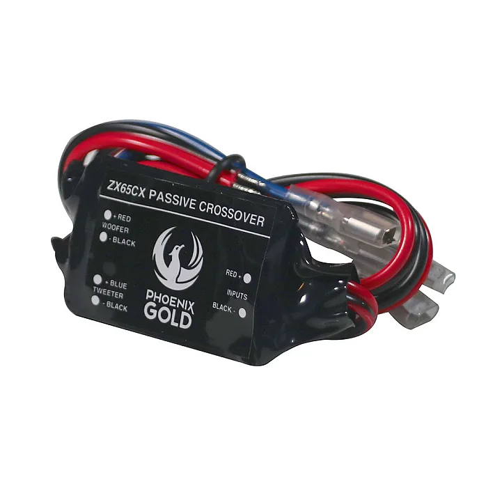 Phoenix Gold ZX65CX 6.5" 2 Way Coaxial Car Audio Speaker With Cable Filters