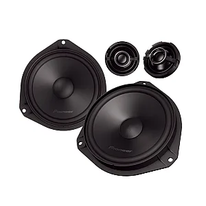 Pioneer TS-Q160C-FT 6.5" (16.5cm)  2 Way Custom Fit Component Speaker System For Fiat