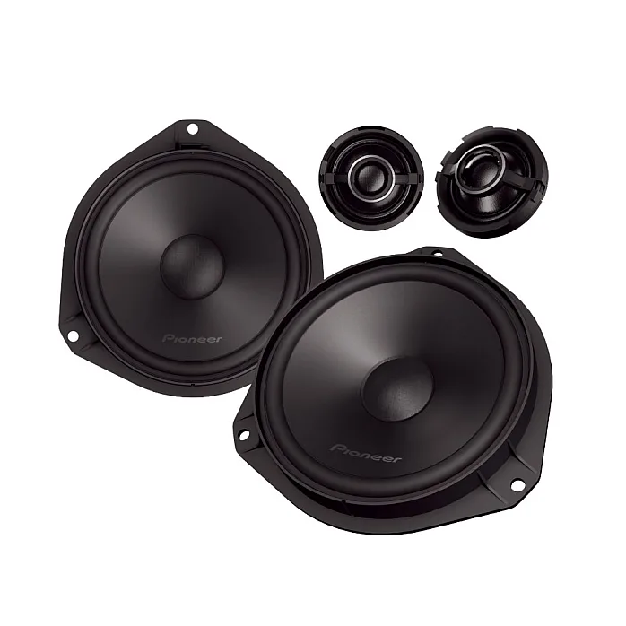 Pioneer TS-Q160C-FT 6.5" (16.5cm)  2 Way Custom Fit Component Speaker System For Fiat