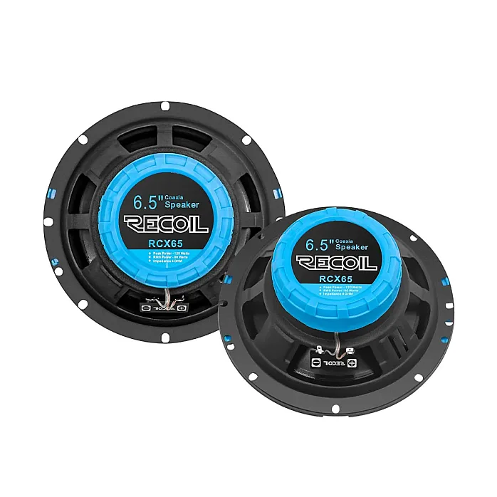 Recoil RCX65 6.5" (165mm) 2 Way Full Range Coaxial Car Speaker System