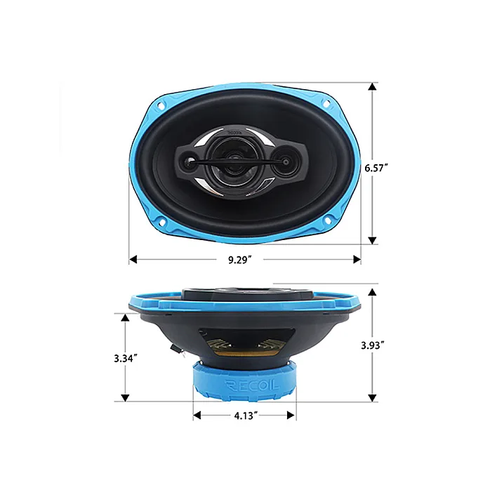 Recoil RCX694 6" x 9" 2 Way Echo Series Car Coaxial Speaker System