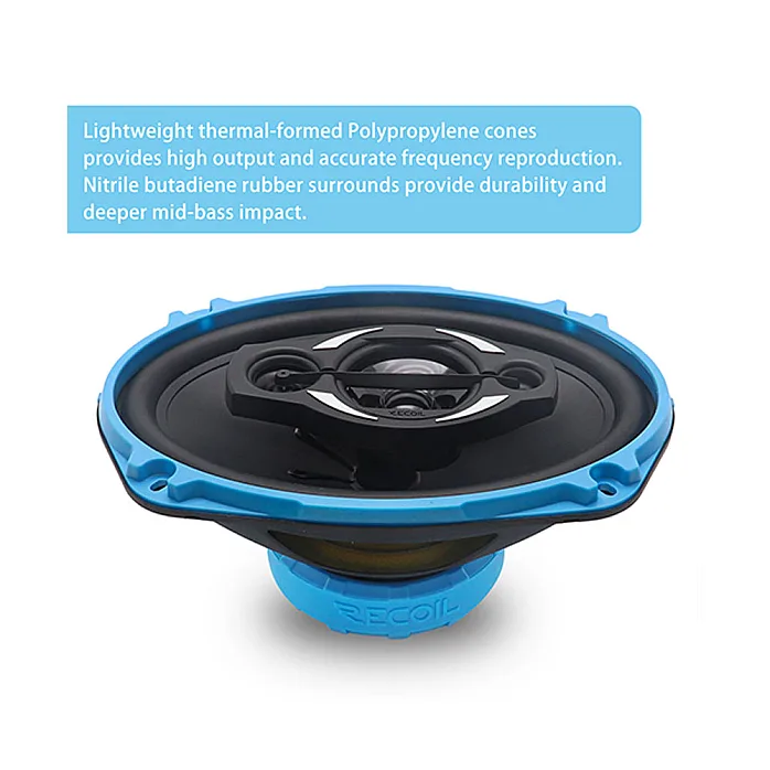 Recoil RCX694 6" x 9" 2 Way Echo Series Car Coaxial Speaker System