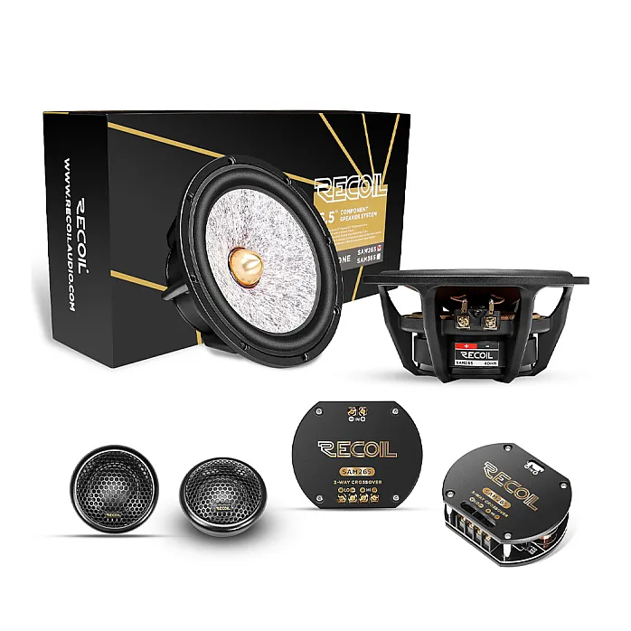 Recoil SAM265 6.5" 2 Way Component Speakers 65W RMS