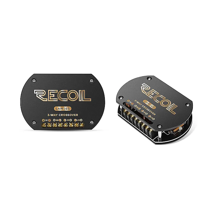 Recoil SAM365 6.5" 3 Way Component Car Speaker System