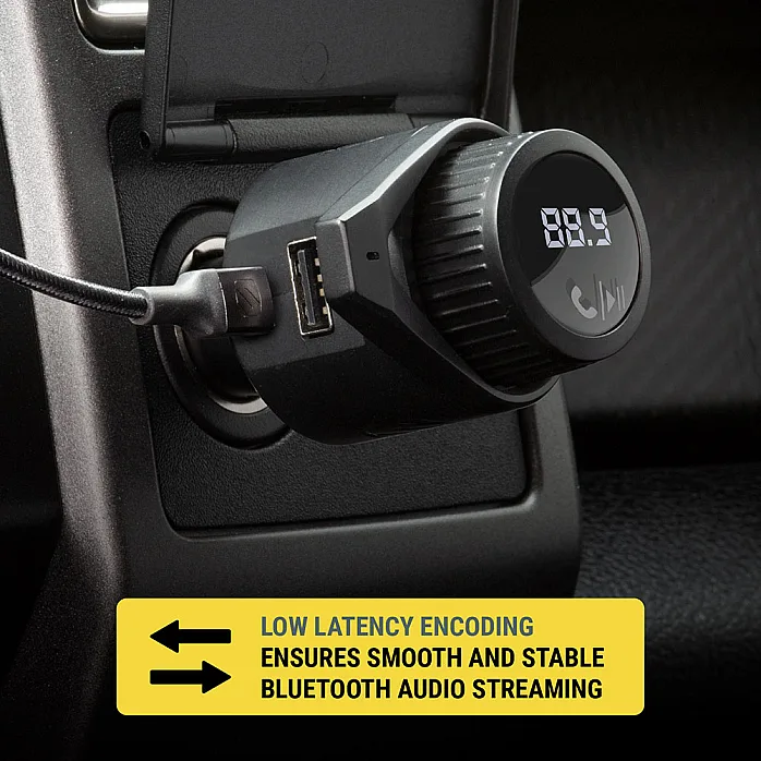 Scosche BTFM9-SP BTFreq Pro Wireless Hands Free Car Kit with FM Transmitter