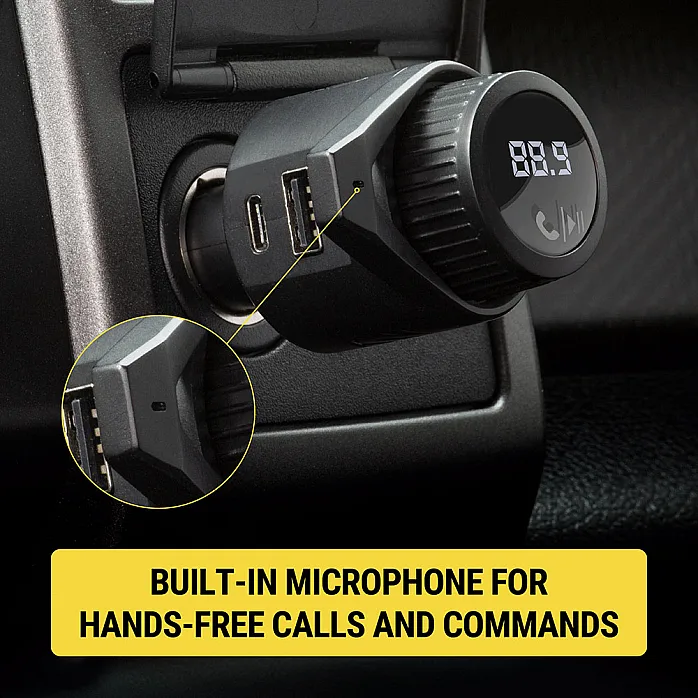 Scosche BTFM9-SP BTFreq Pro Wireless Hands Free Car Kit with FM Transmitter