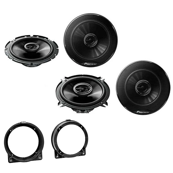 Honda Civic (2001–2005) Front Door Rear Side Car Speakers Upgrade Kit