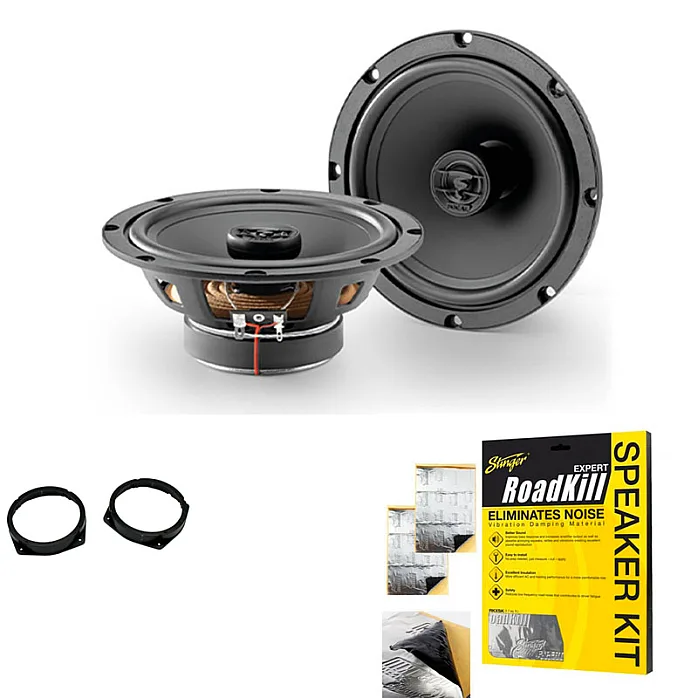 Alfa Romeo 147, 159 Focal Auditor 2 Way Coaxial Front Or Rear Door Car Speaker Upgrade Kit