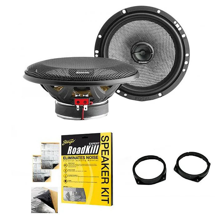 Alfa Romeo 147, 159 Focal 2 Way Front or Rear Door Car Speakers Upgrade Kit