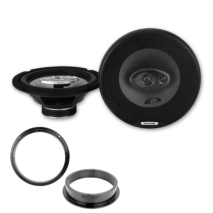 Audi A5 2009 - 2016 Alpine Front Door Car Speakers Upgrade Kit