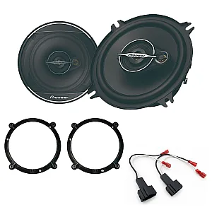 Audi A3 (1996-2003) Pioneer 5" 3 Way Coaxial Car Front Door Speakers Upgrade Pack