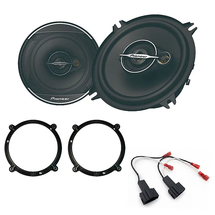 Audi A3 (1996-2003) Pioneer 5" 3 Way Coaxial Car Front Door Speakers Upgrade Pack