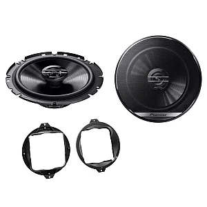 Audi Pioneer Rear Side Shelf/Rear Door 6.3/4" 17cm Speaker Upgrade Kit