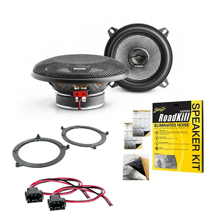 BMW 3 Series E46 Focal Front Door & Rear Shelf 130mm Speakers Upgrade Kit