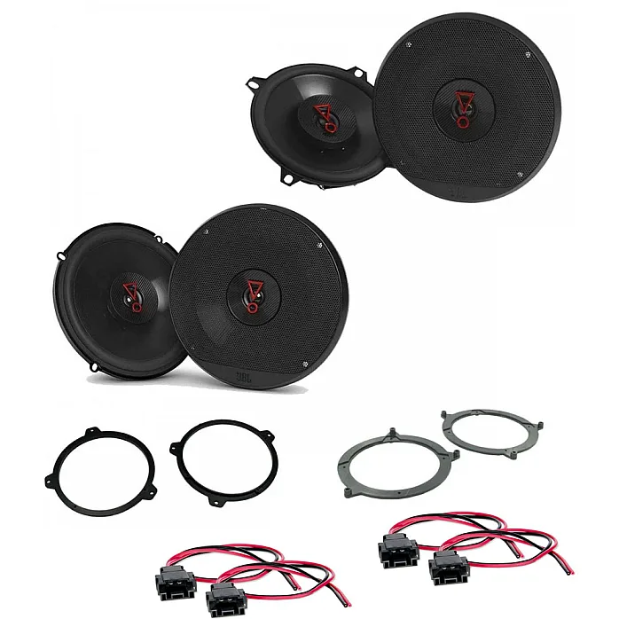 BMW 3 Series E46 1999-2005 JBL Front Door and Rear Shelf Speakers Upgrade Kit