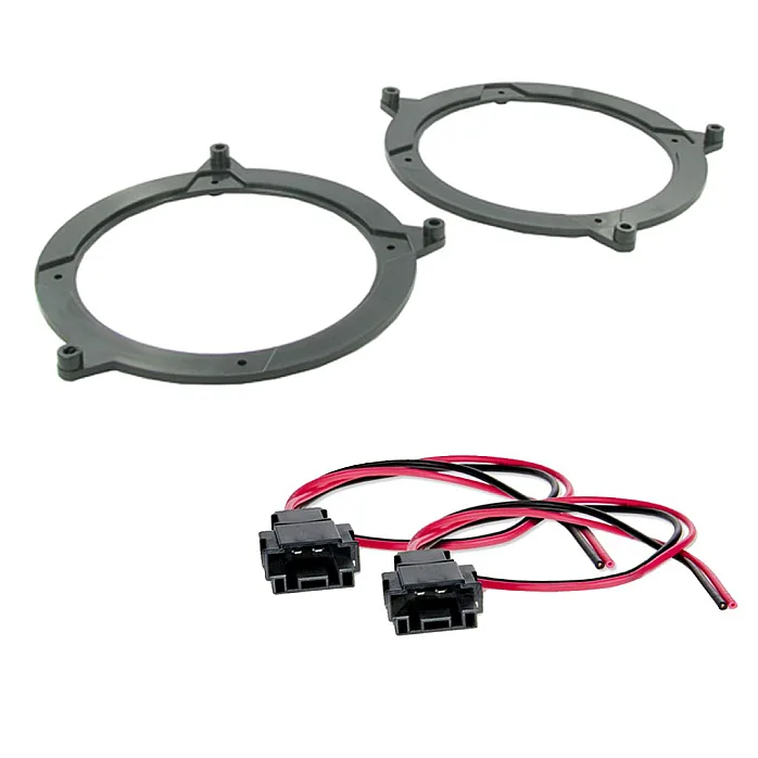 BMW 3 Series E46 1999 - 2005 130mm Front Door or Rear Shelf  Speaker Adaptor With Plugs