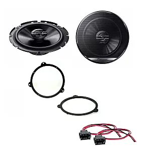 BMW 3 Series E46 Pioneer 17cm Front Door / Rear Shelf Speaker Upgrade Kit