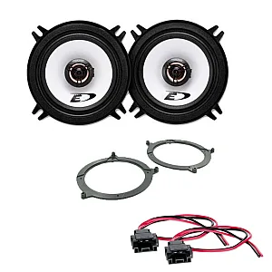 BMW 3 Series E46 1999 - 2005 Alpine 5.25" 13cm 2 Way 400W (Pair) Car Front or Rear Shelf Door Speaker Upgrade Kit