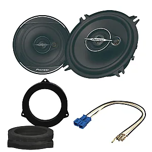 BMW X5 (F15) 2007-2013 Pioneer 5" 3 Way Coaxial Car Front Door Speakers Upgrade Pack