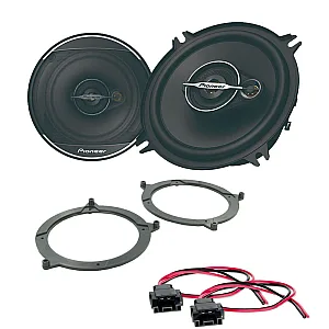 BMW 3-Series (1999-2005) Pioneer 5" 3 Way Coaxial Car Front Door or Rear Shelf Speakers Upgrade Pack