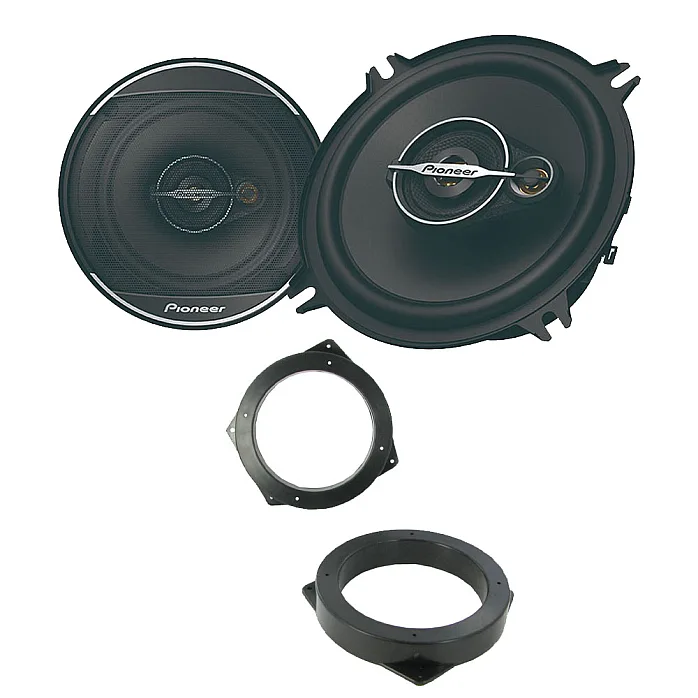 BMW 3-Series, Mini Pioneer 5" 3 Way Coaxial Car Front Door Speakers Upgrade Pack