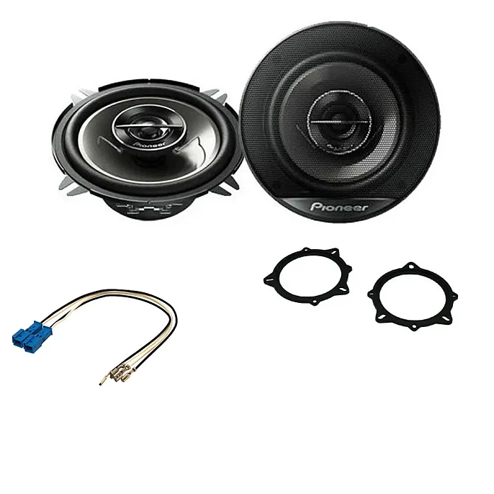 BMW 3, 5 Series, X1, X3, X5 Pioneer 4" 10cm 2-way Coaxial Front or Rear Door Speaker Upgrade Kit