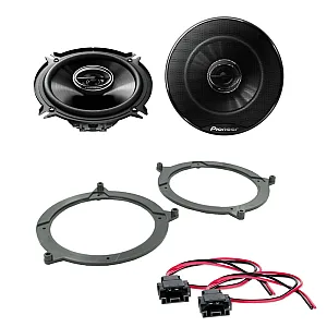 BMW 3 Series E46 (1999 - 2005) 5" 13cm Front Door / Rear Shelf Coaxial Car Speaker Upgrade Kit