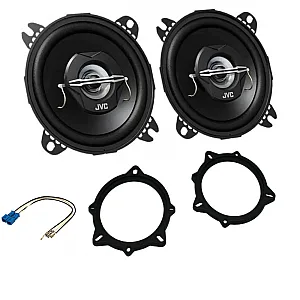 BMW 3, 5 Series X1 X3 X5 4" 10cm Front Door 2-Way Coaxial Speaker Upgrade Kit