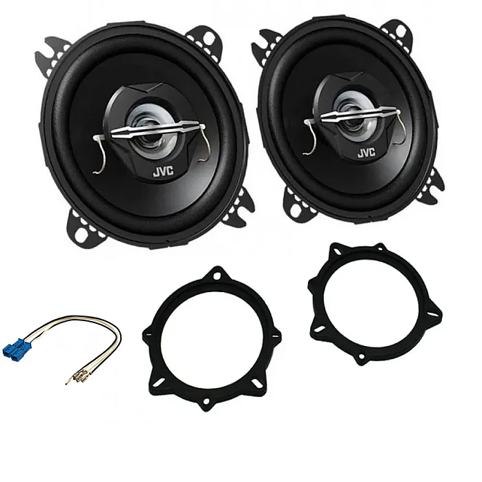 BMW 3, 5 Series X1 X3 X5 4" 10cm Front Door 2-Way Coaxial Speaker Upgrade Kit
