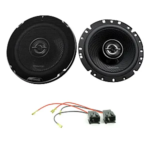 Peugeot 207 2006 - 2014 Kenwood 6.5" Front Door 2-Way Coaxial Car Speaker Upgrade Pack