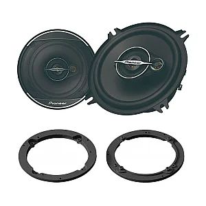 Rover 600 (1993-2000) Pioneer 5" 3 Way Coaxial Car Front Door Speakers Upgrade Pack