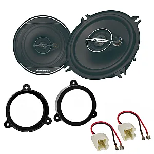 Pioneer 5" 3 Way Coaxial Car Front or Rear Door Speakers Upgrade Pack For Dacia