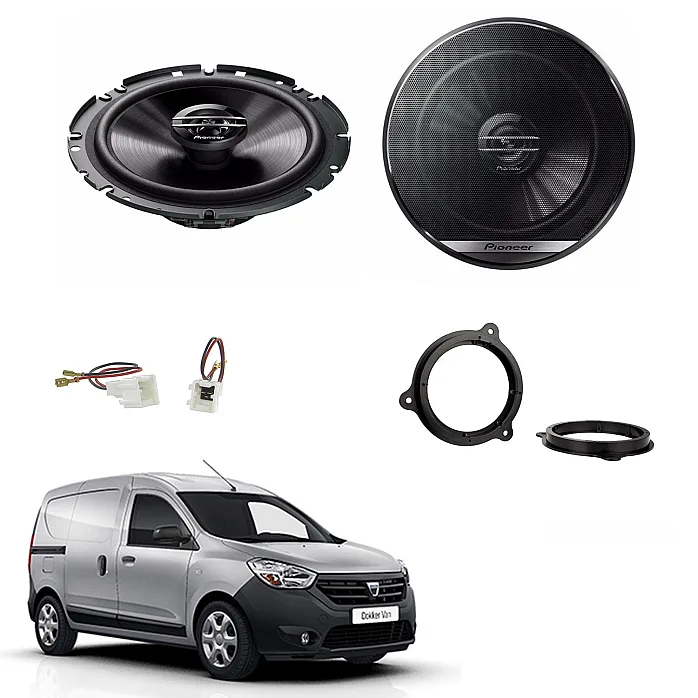 Dacia Dokker 2012 - 2021 Front Door Speaker Upgrade Kit
